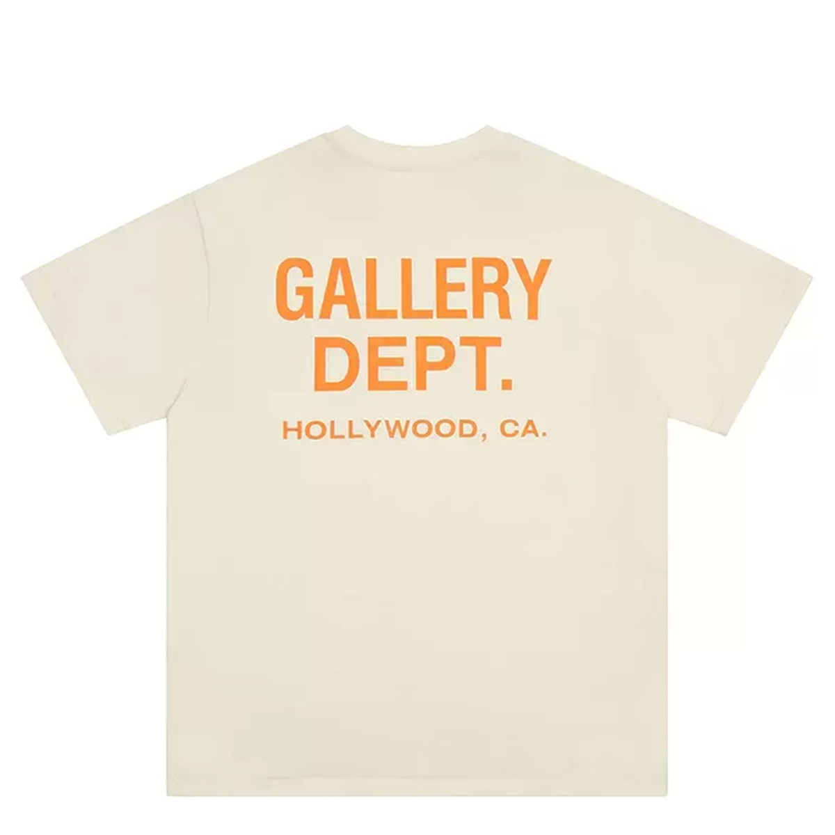 Gallery Dept. Souvenir T-Shirt Cream/Orange