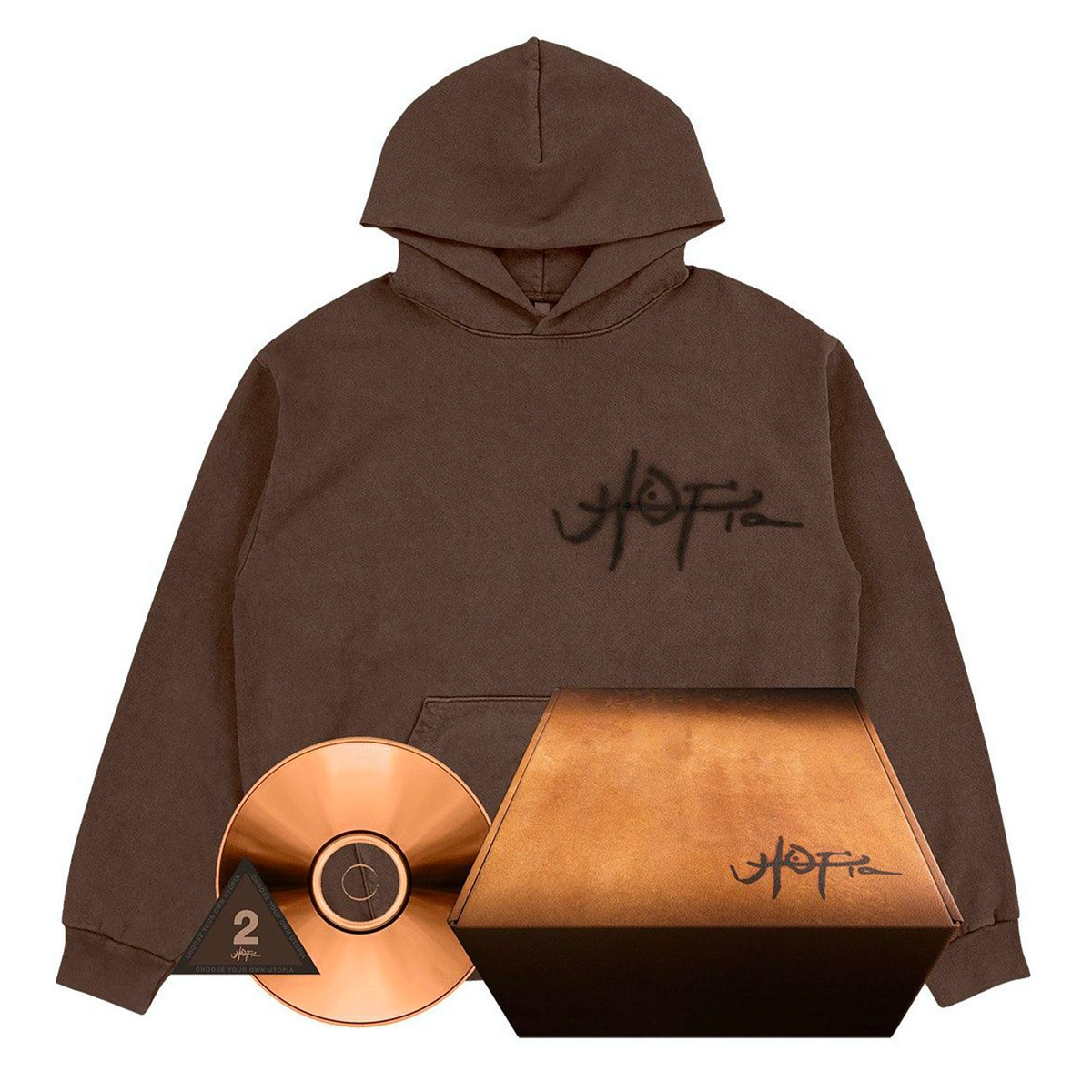 Travis Scott Utopia A2 CD Box Set Pack Brown