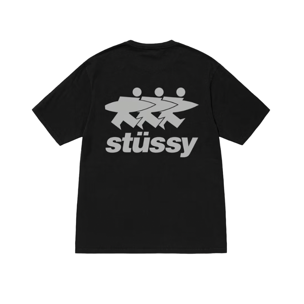 【stussy】BREW TEE PIGMENT DYED 4色展開 要在庫確認 Stussy Surfwalk Pigment Dyed Tee Black