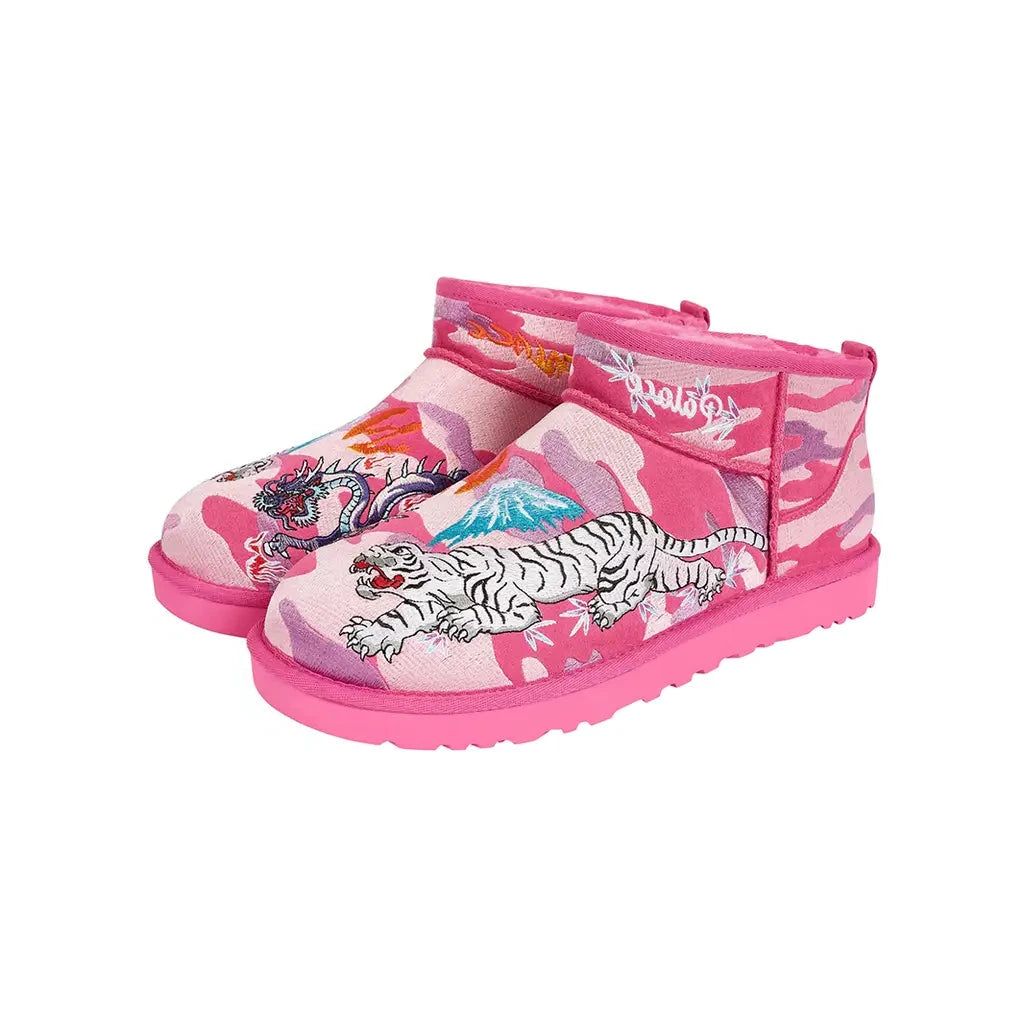 UGG Classic Ultra Mini Boot Palace Pink Camo