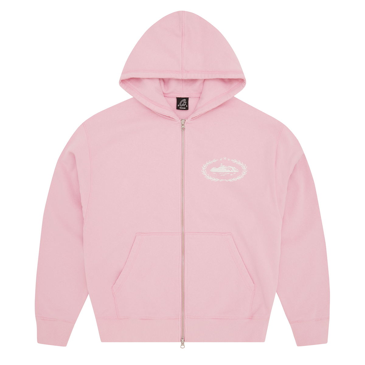 Corteiz Superior Royale Zip Hoodie Pink