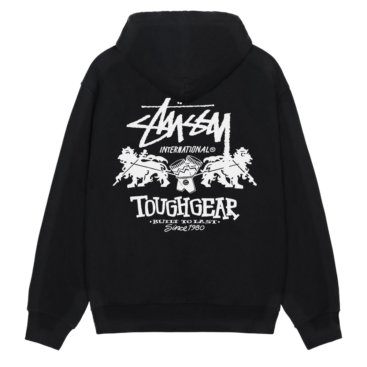 Stussy Tough Gear International Hoodie Black