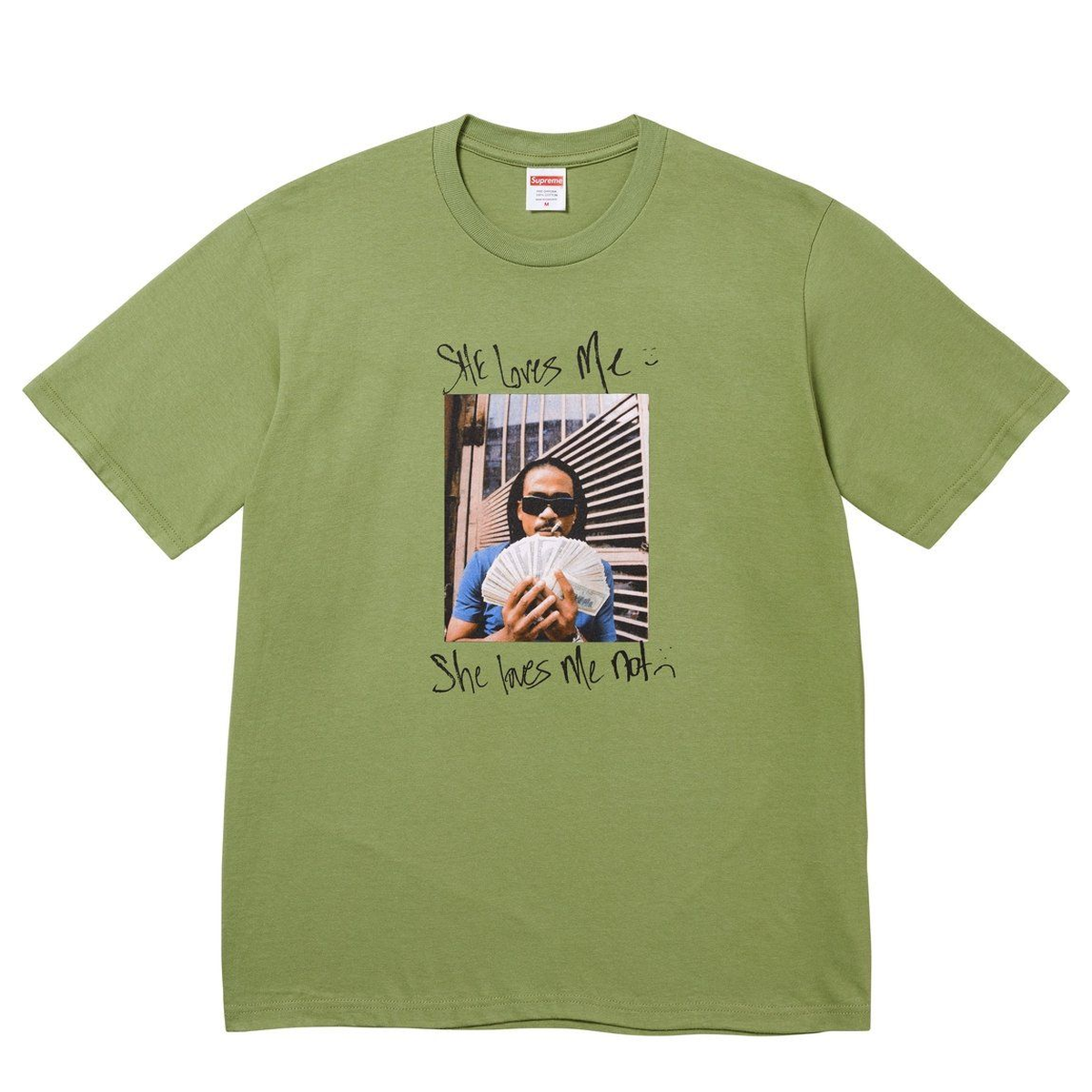 Supreme Small Box L/S Tee Charcoal