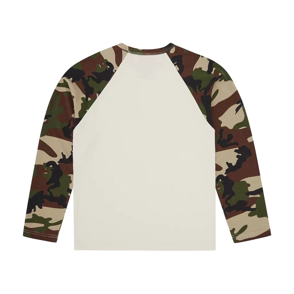 未使用品　Corteiz Rock Raglan LS Mサイズ　Tシャツ Corteiz L/S Rock Raglan Woodland Camo