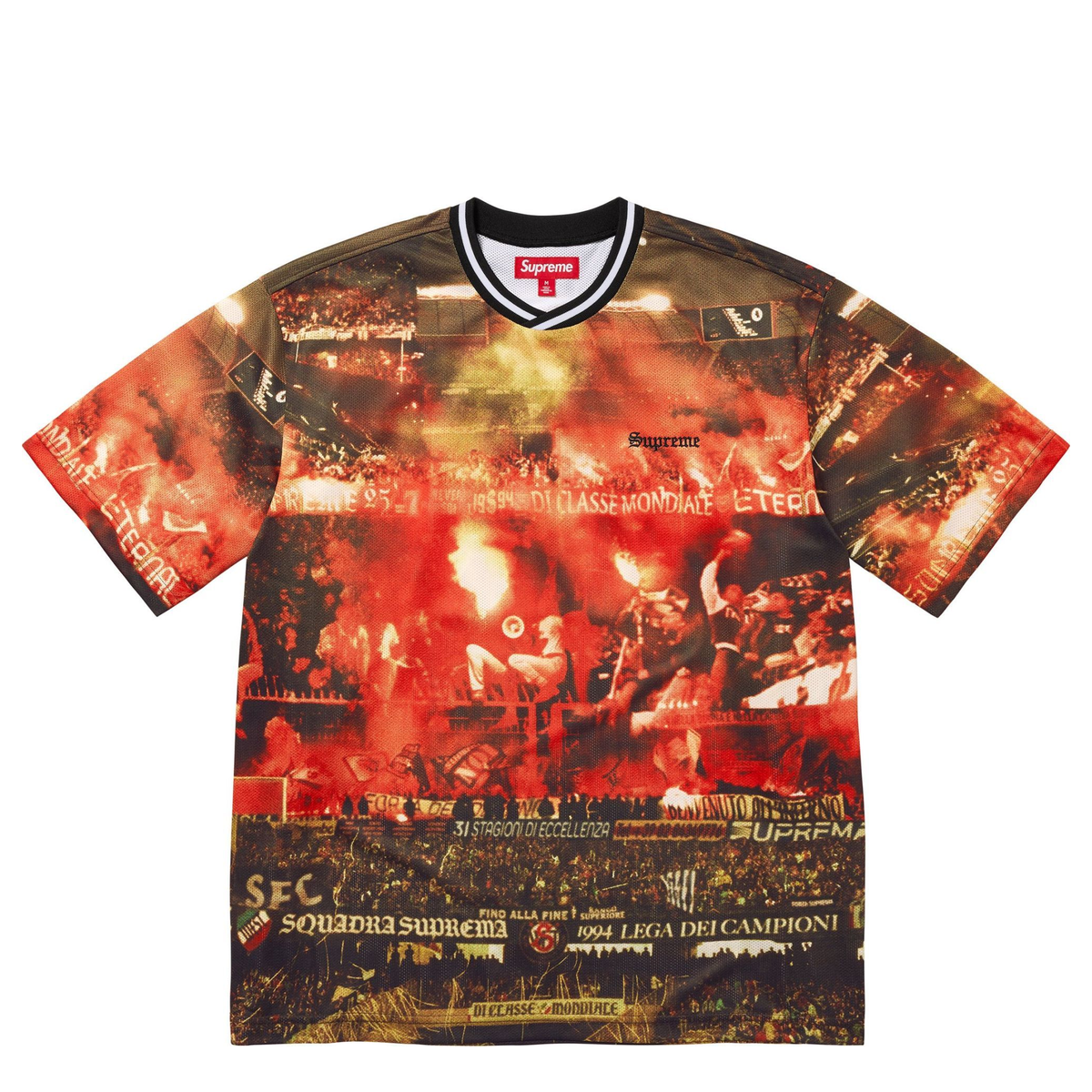 Supreme Vinci Per Noi Soccer Jersey Multicolor