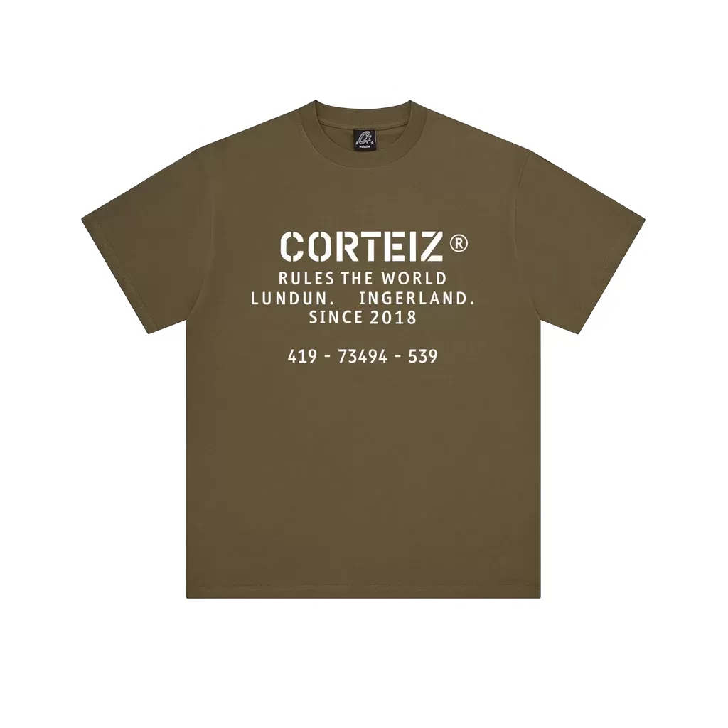 Corteiz x Central Cee Can't Rush Greatness Tee Black