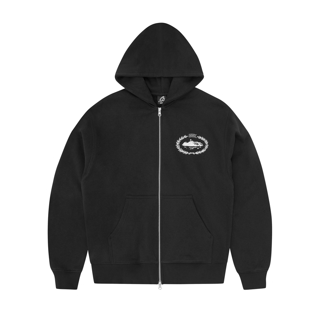 Corteiz x BBK Royale Zip Hoodie Black
