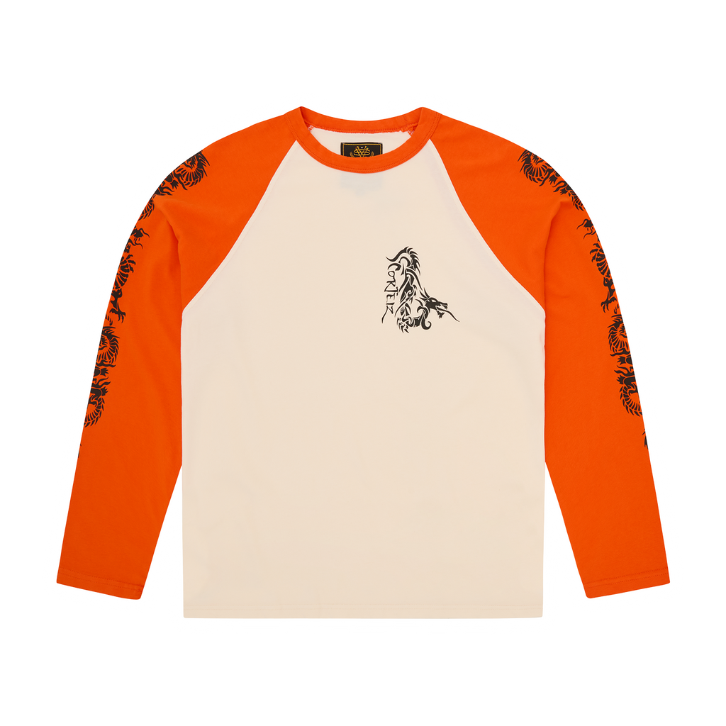 トップス corteiz raglan T-shirt Corteiz Mens Raglan L/S T-shirt Brown Men's - FW22 - GB