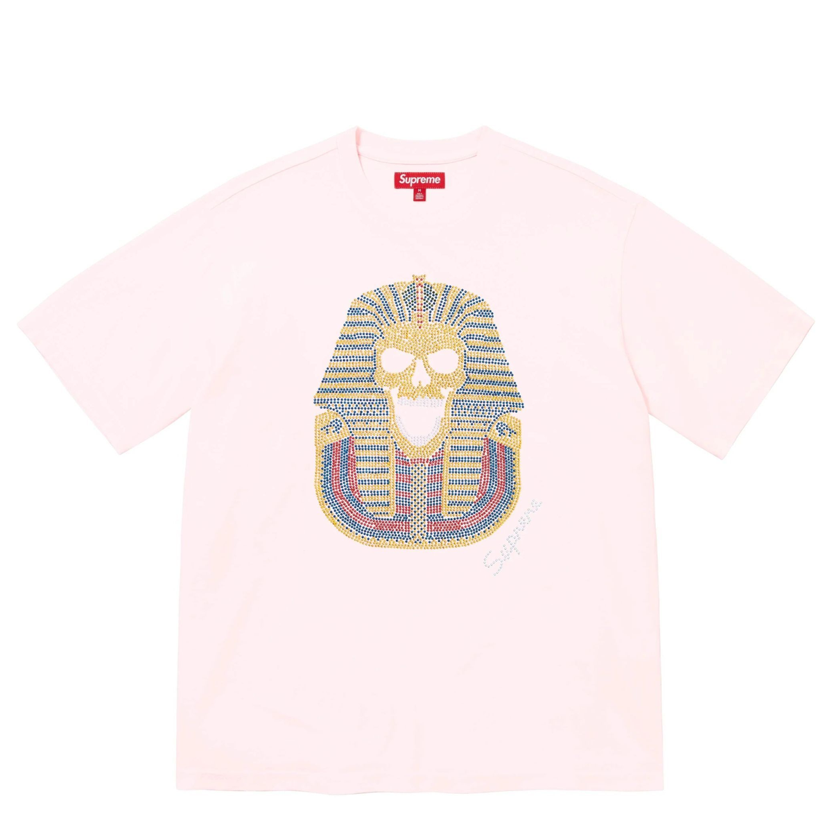 Supreme King Tut S/S Top Olive