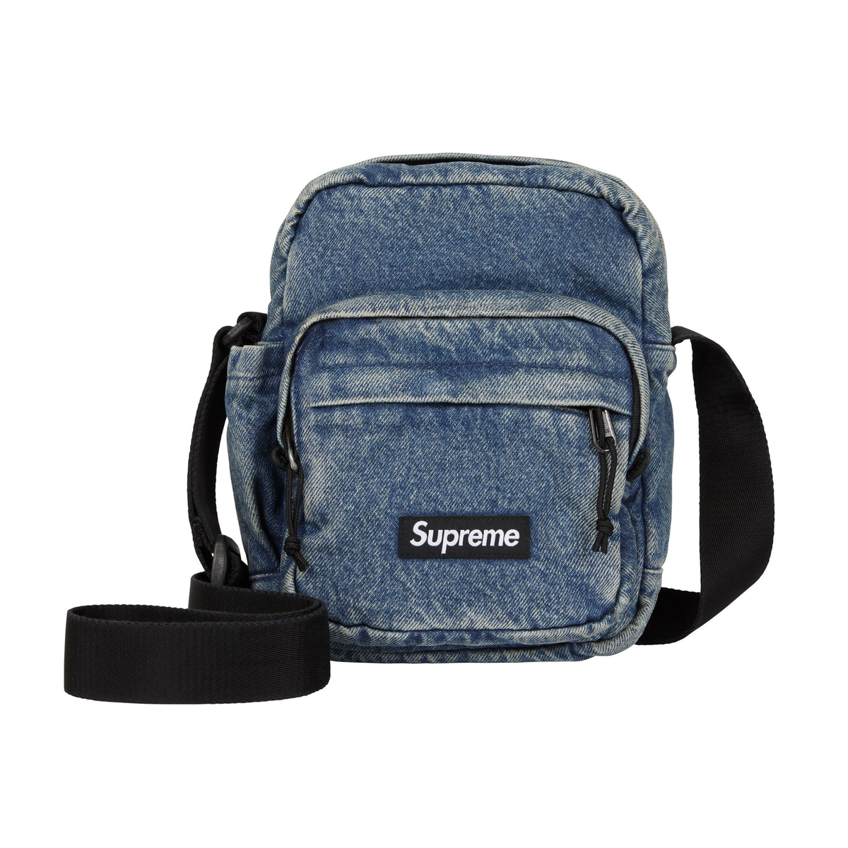 Supreme Denim Shoulder Bag Washed Indigo