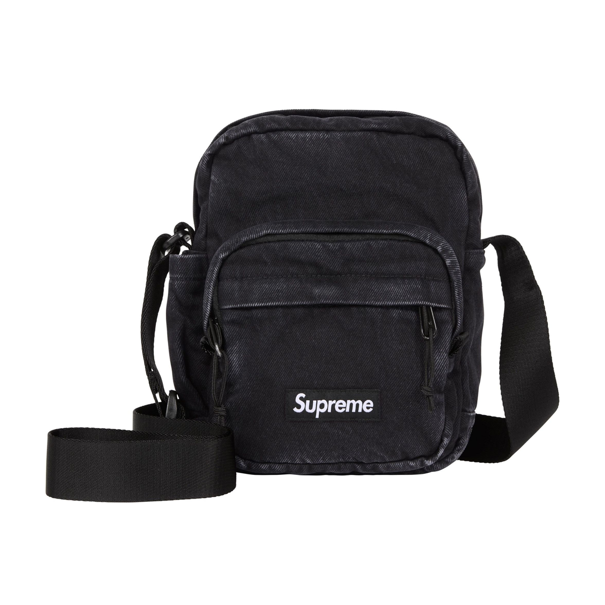 Supreme Denim Shoulder Bag Black