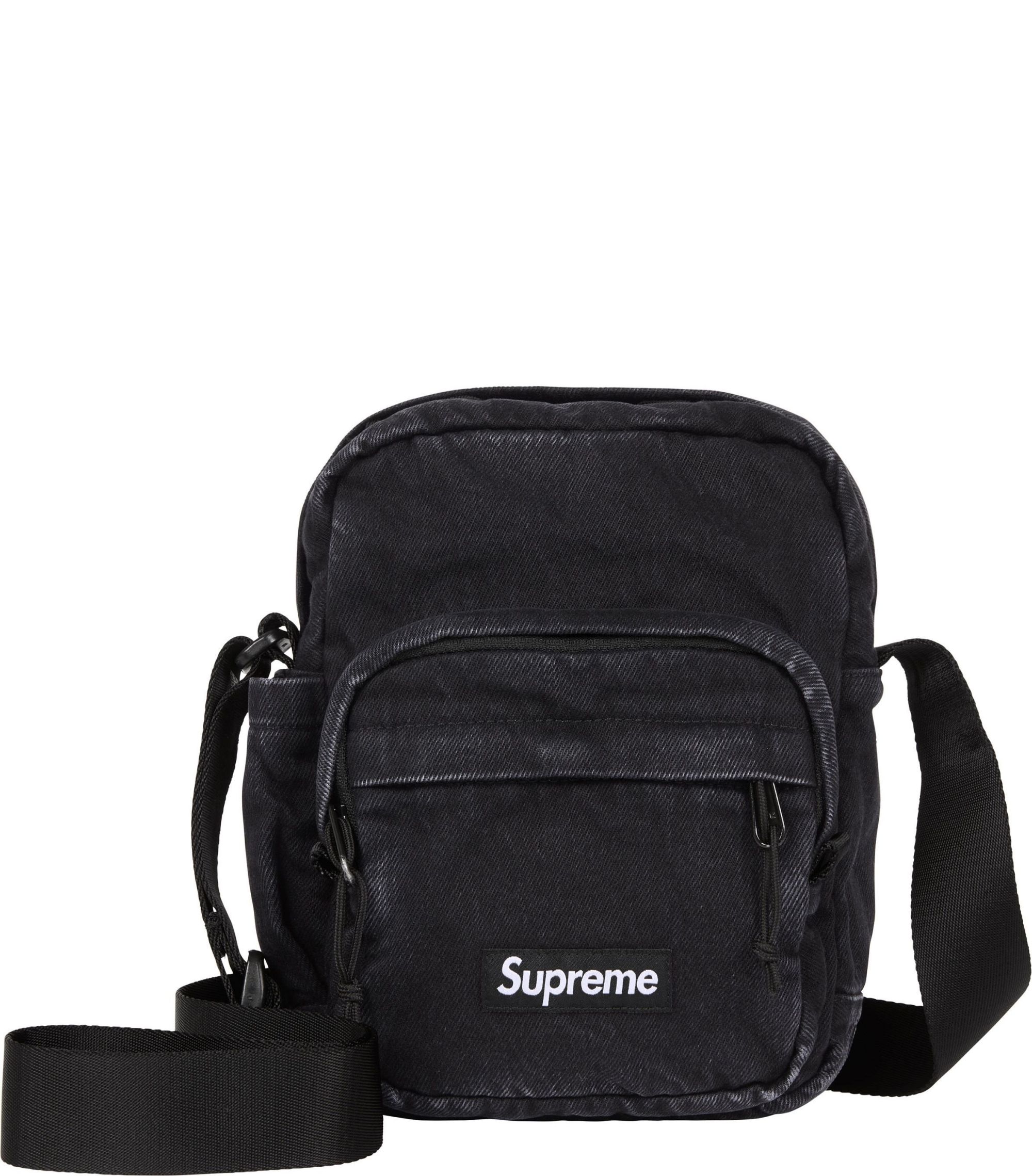 Supreme Denim Shoulder Bag Black
