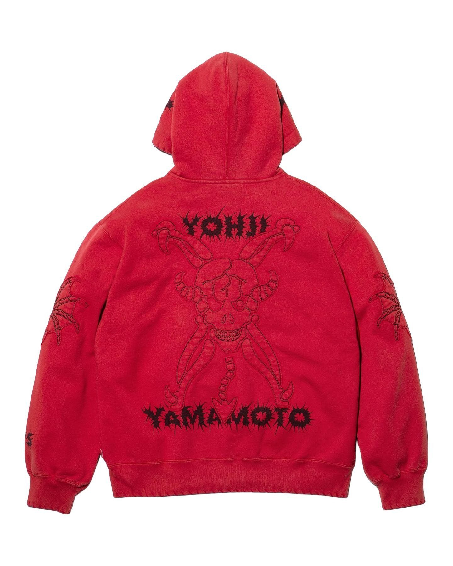 Supreme Y's by Yohji Yamamoto Zip Up Hooded Sweatshirt Red