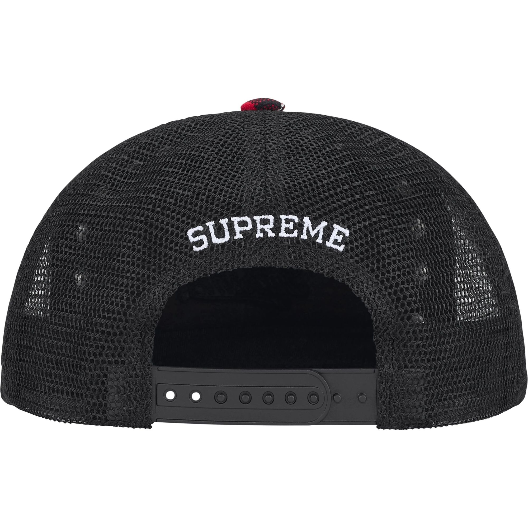 Supreme x B.B. Simon Studded Mesh Back 5-Panel Plaid