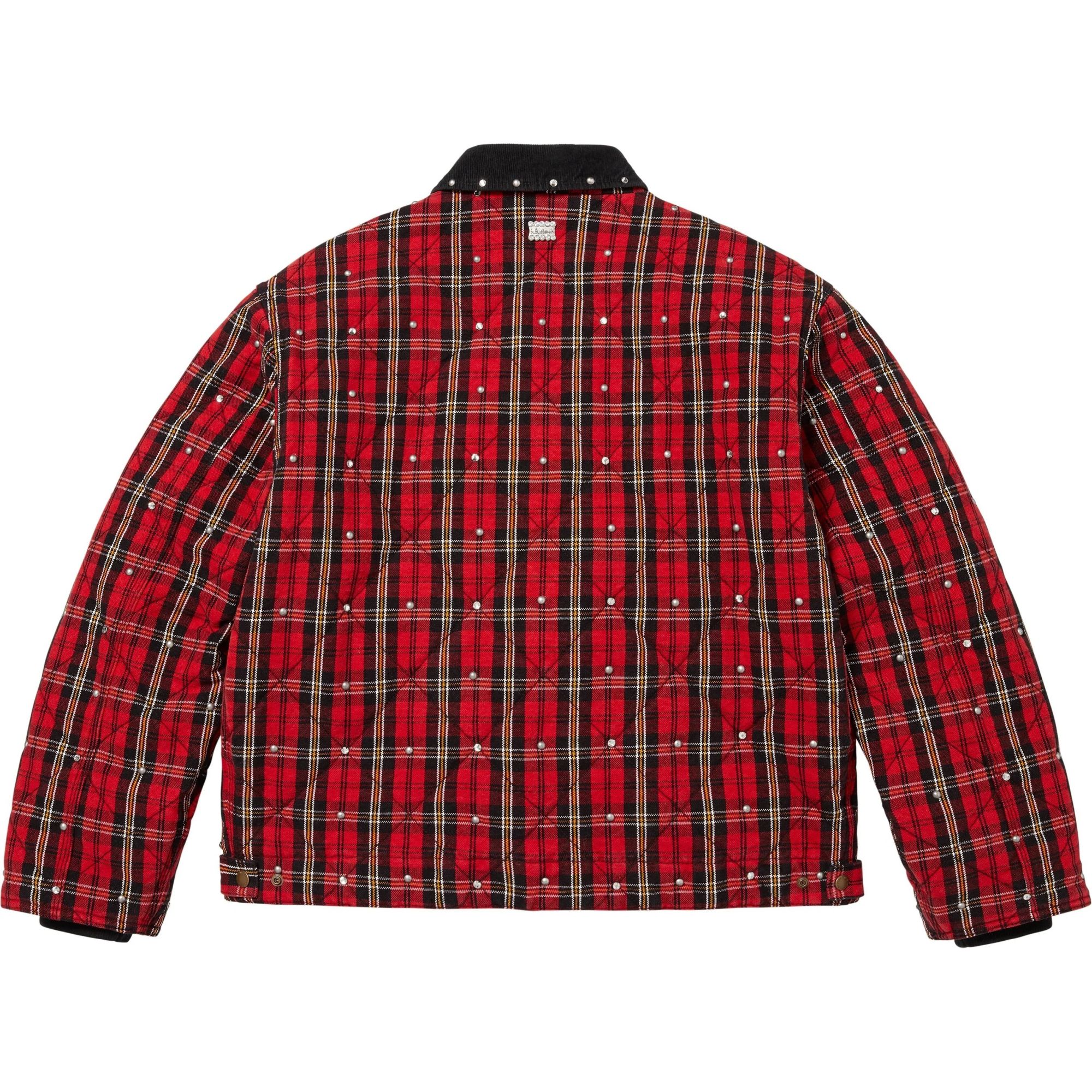 Supreme x B.B. Simon Quilted Work Jacket Plaid