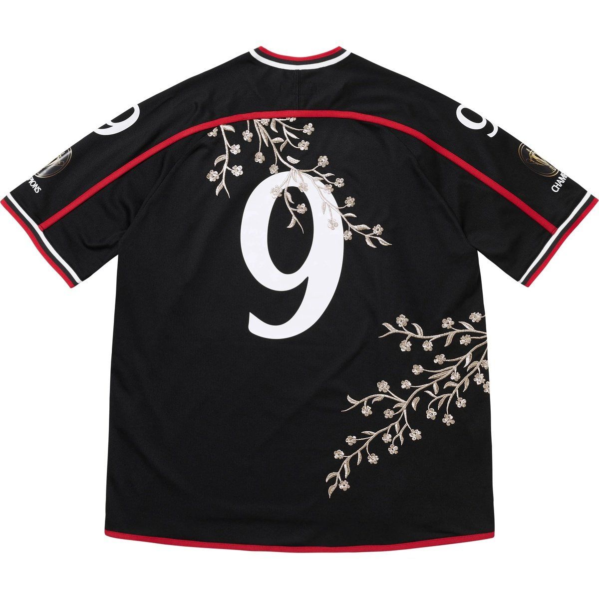 ウェア Supreme Crest Soccer Jersey Black L Supreme Crest Soccer Jersey | Black | FARFETCH