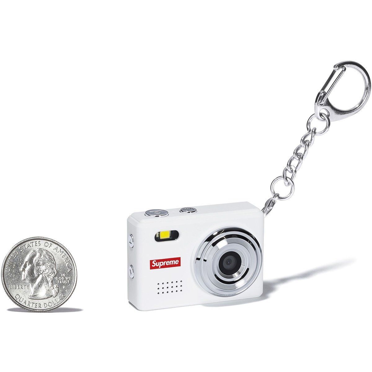 Supreme Digital Camera Keychain ホワイト Supreme Digital Camera Keychain White - FW25 - JP