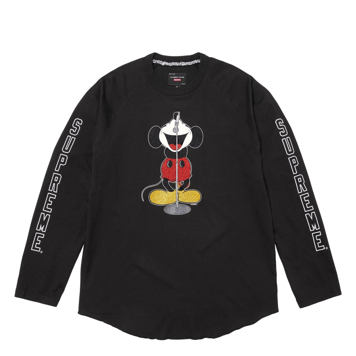 Supreme Number (N)ine Mickey Mesh Back 5-Panel Black