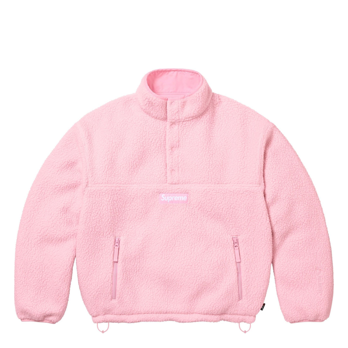 Supreme Polartec Shearling Reversible Pullover Pink