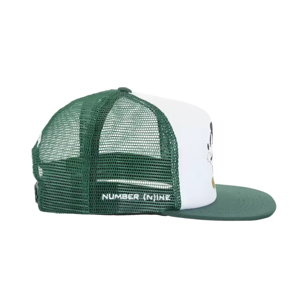 Supreme Number (N)ine Mickey Mesh Back 5-Panel Green