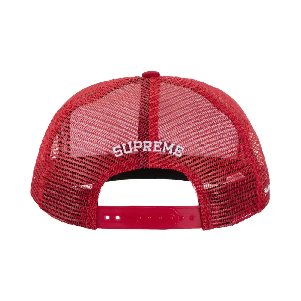 Supreme Number (N)ine Mickey Mesh Back 5-Panel Red