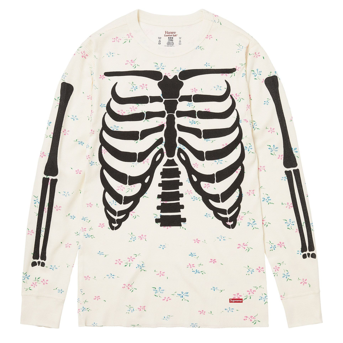 Supreme Hanes Bones Thermal Crew Floral