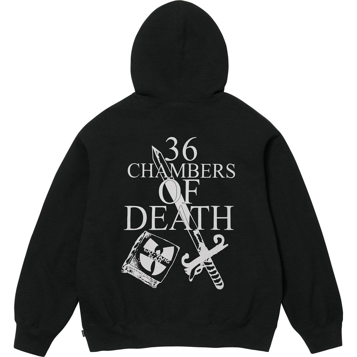 Supreme Wu-Tang Clan Hooded Sweatshirt Black