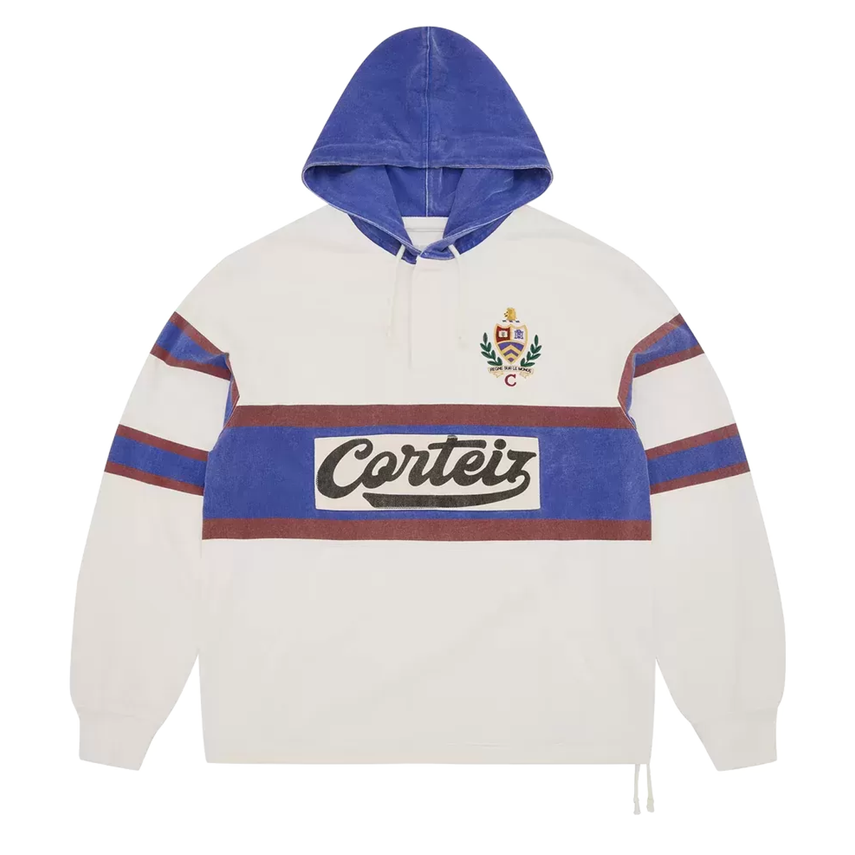 Corteiz Thick Stitch Allstarz Zip Hoodie Navy