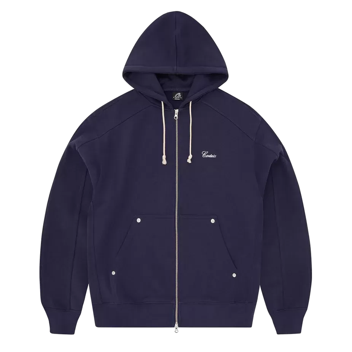 Corteiz Ardwear Work Zip Hoodie Navy