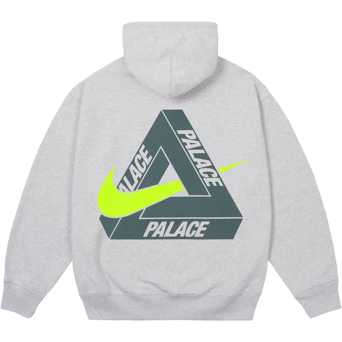 Palace x Nike Tri Swoosh Hood Grey Marl
