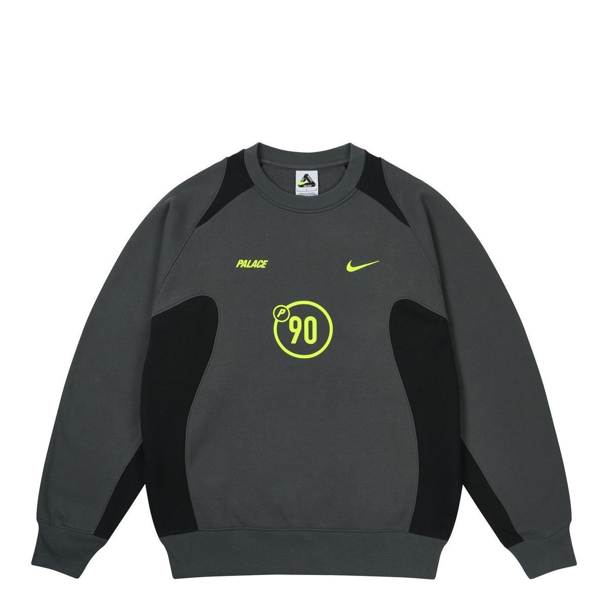 Palace x Nike Tri Swoosh T-Shirt Grey Marl