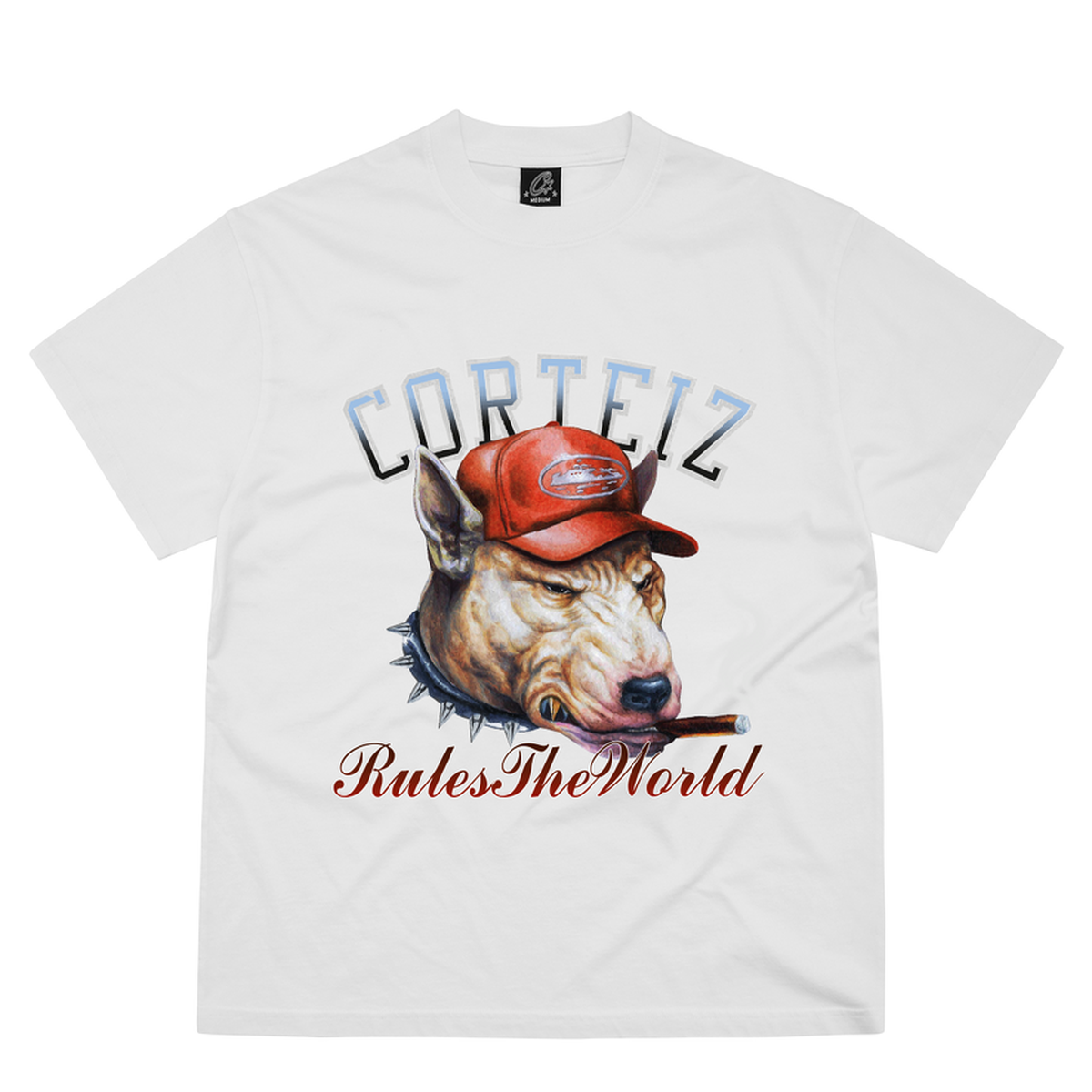 Corteiz Flames Football Jersey White