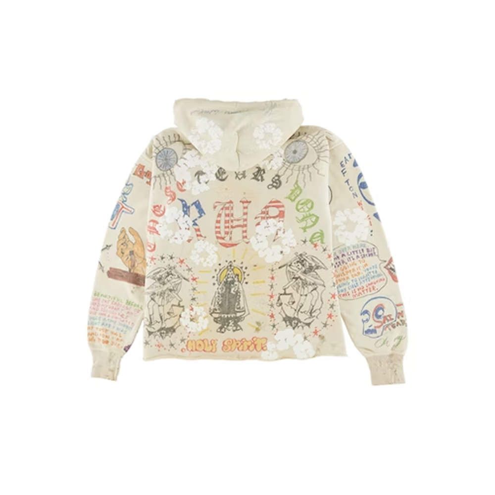 Saint Mxxxxxx x Denim Tears Graffiti Hoodie Grey