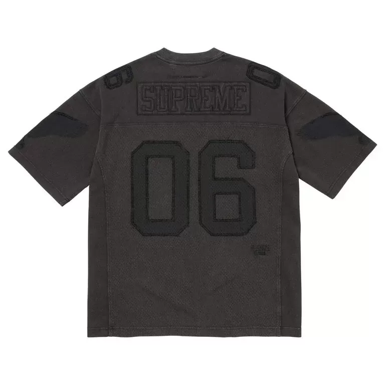 トップス Supreme x MM6 Maison Margiela Jersey Supreme MM6 Maison Margiela Cotton Football Jersey Black メンズ