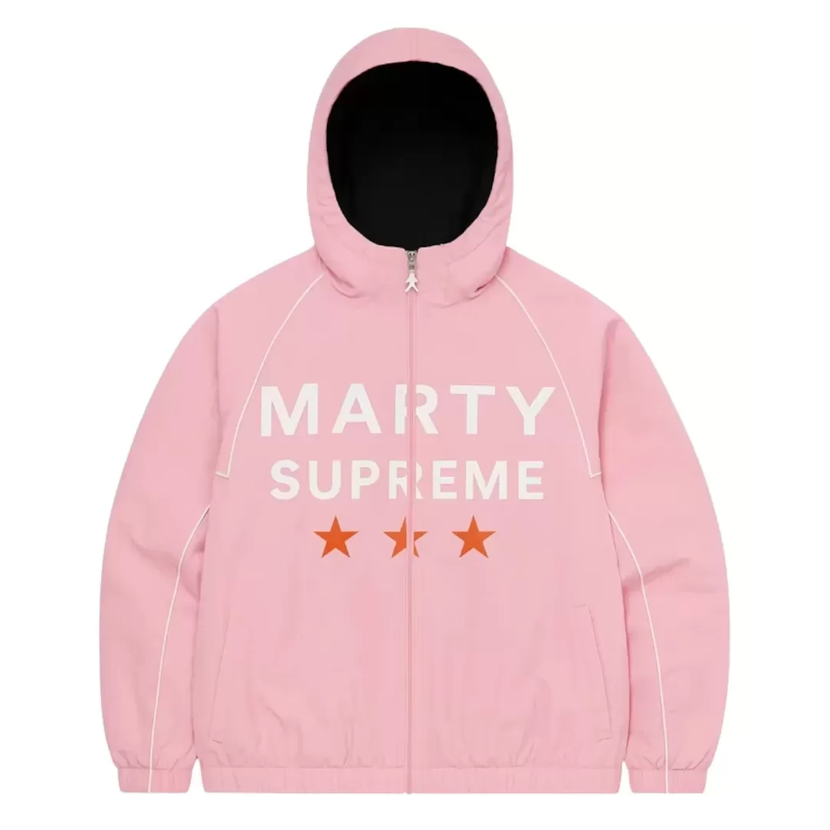 NAHMIAS x Marty Supreme A24 Classic Warm Up Jacket Pink — Big Soup Roma