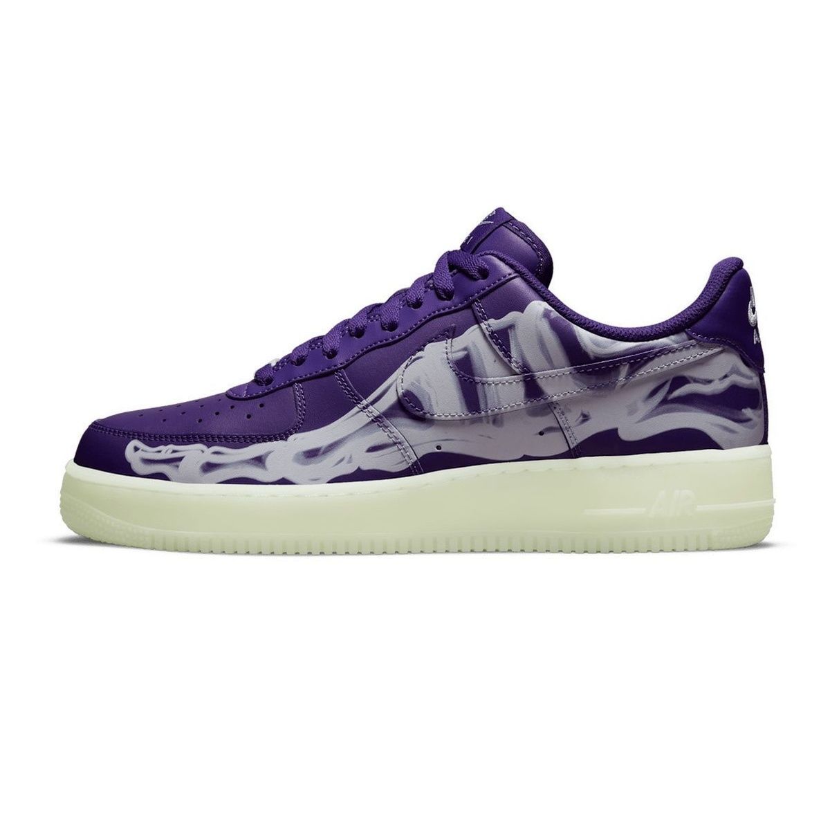 Nike Air Force 1 Low '07 QS Purple Skeleton Halloween 2021