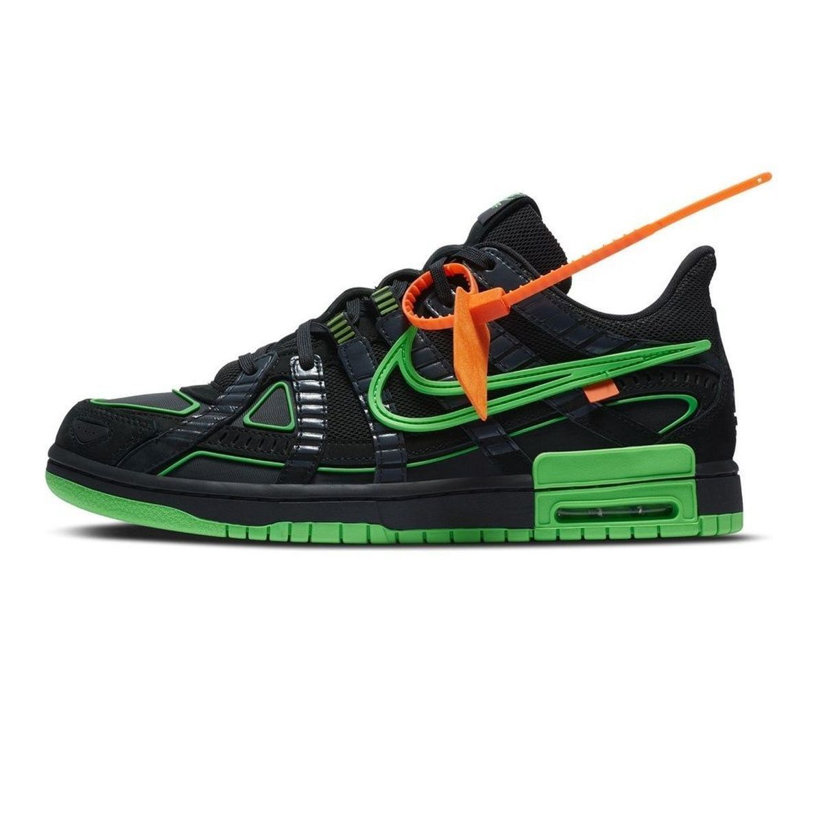 Air Rubber Dunk Off-White Green Strike