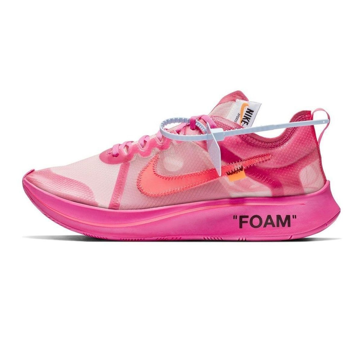 Zoom Fly Off-White Pink
