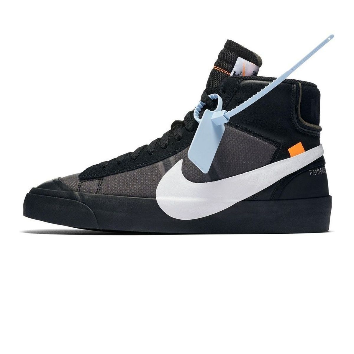 nike blazer mid x off white black
